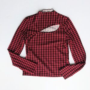 SHEIN SXY Red "Peek-a-boo" Top